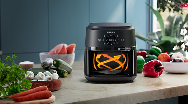Philips Airfryer NA230/00 interior