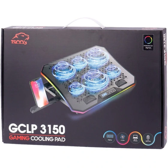 پایه خنک کننده لپ تاپ تسکو مدل GCLP3150 RGB