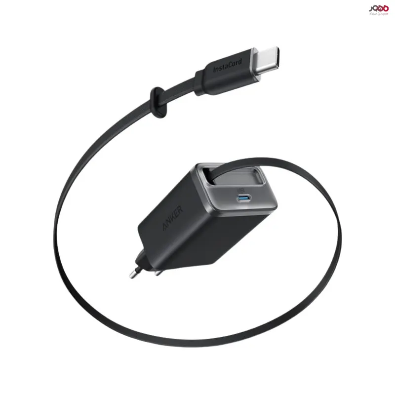 شارژر دیواری انکر مدل A2658 توان ۳۵ وات با کابل USB Type C