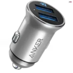 شارژر فندکی انکر A2727 مدل PowerDrive 2 Alloy با توان ۲۴ وات