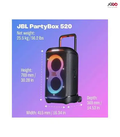 اسپیکر پارتی باکس جی بی ال مدل PartyBox 520